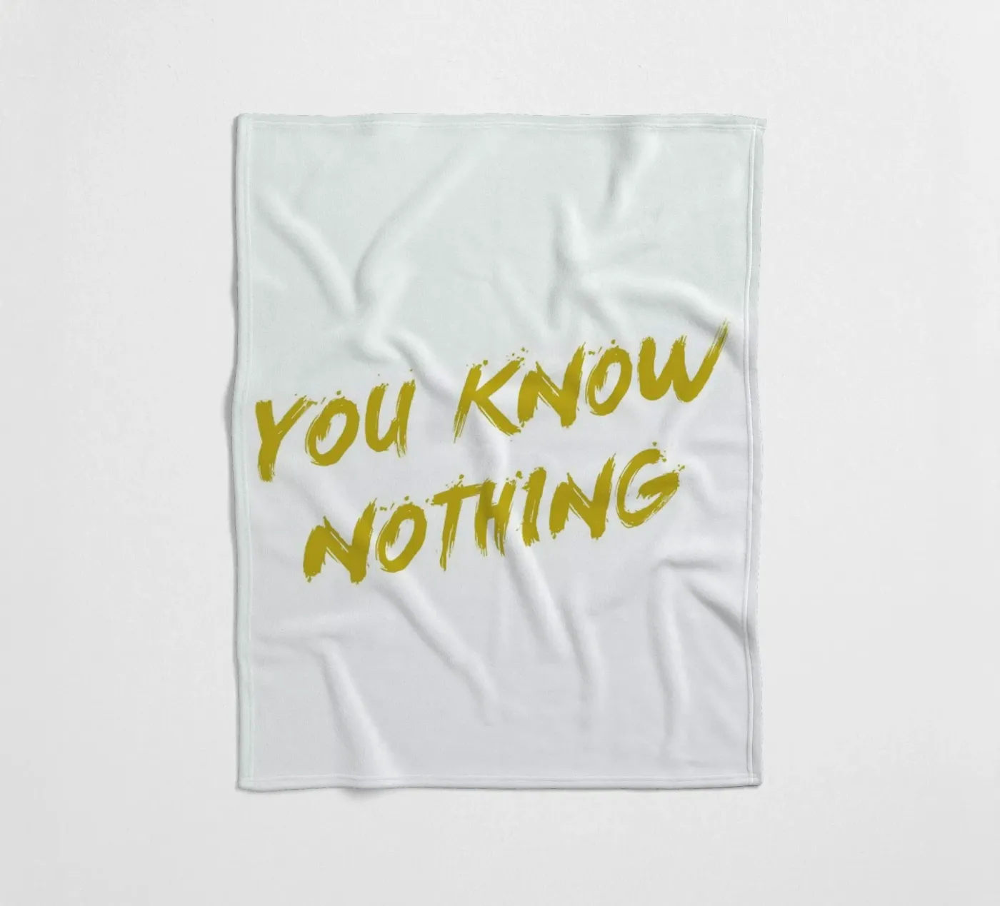 You Know Nothing fleecedeken van Dean Smith