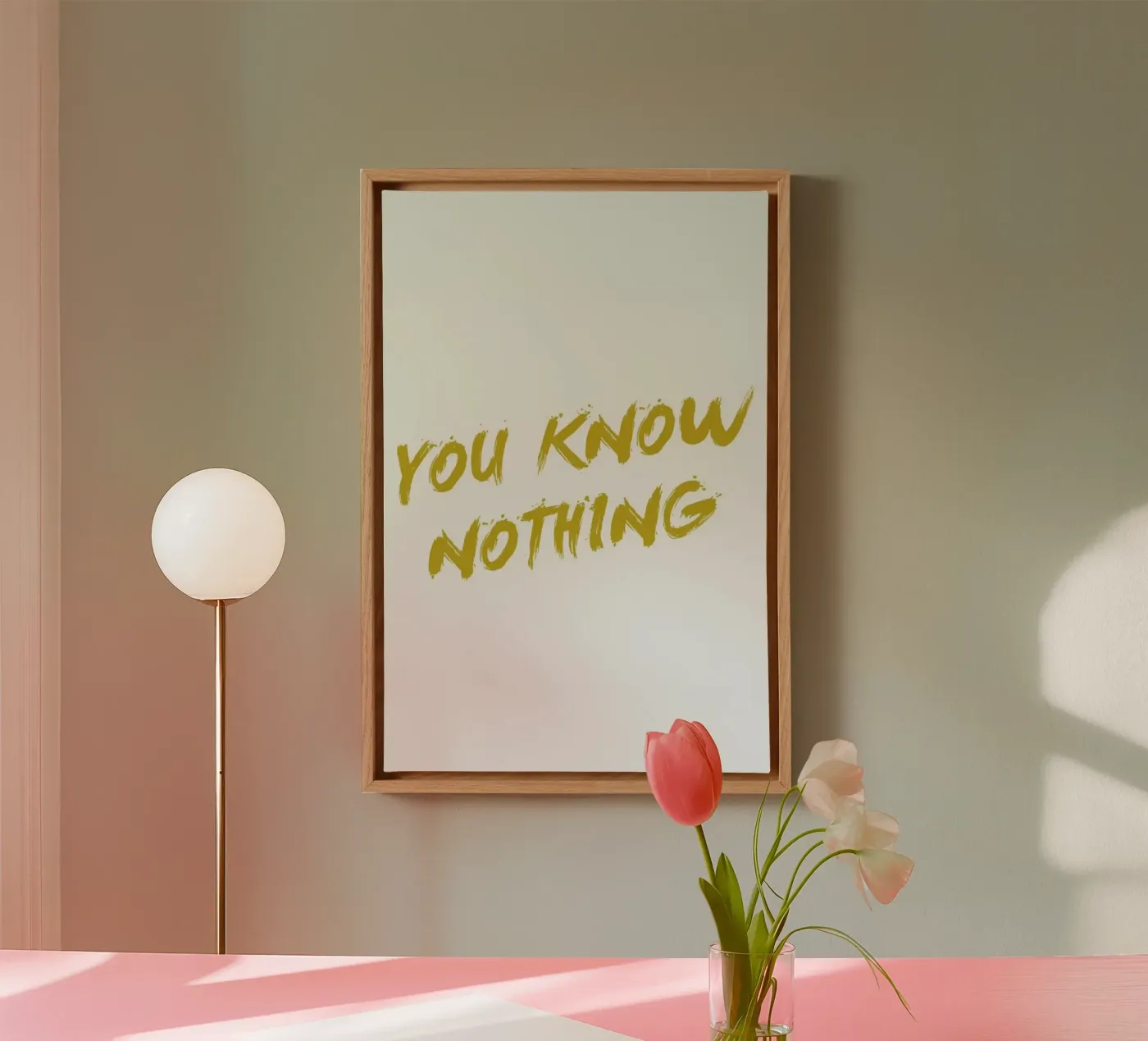 You Know Nothing tela da Dean Smith