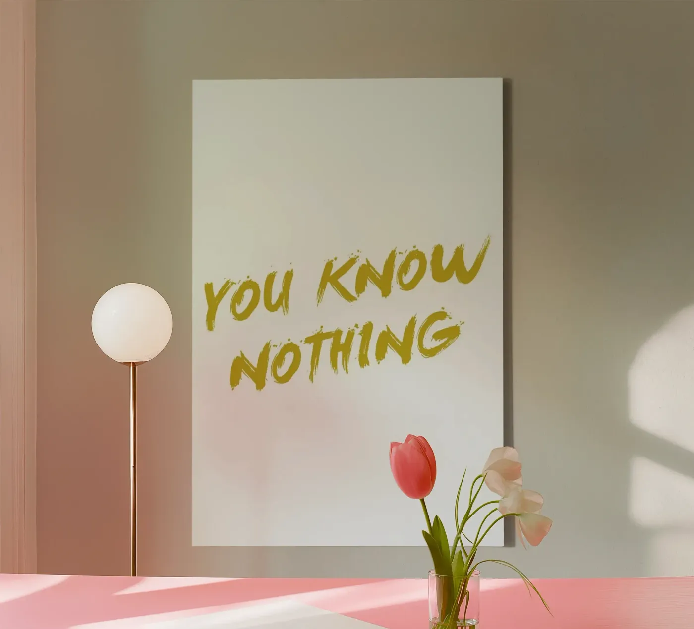 You Know Nothing tela da Dean Smith