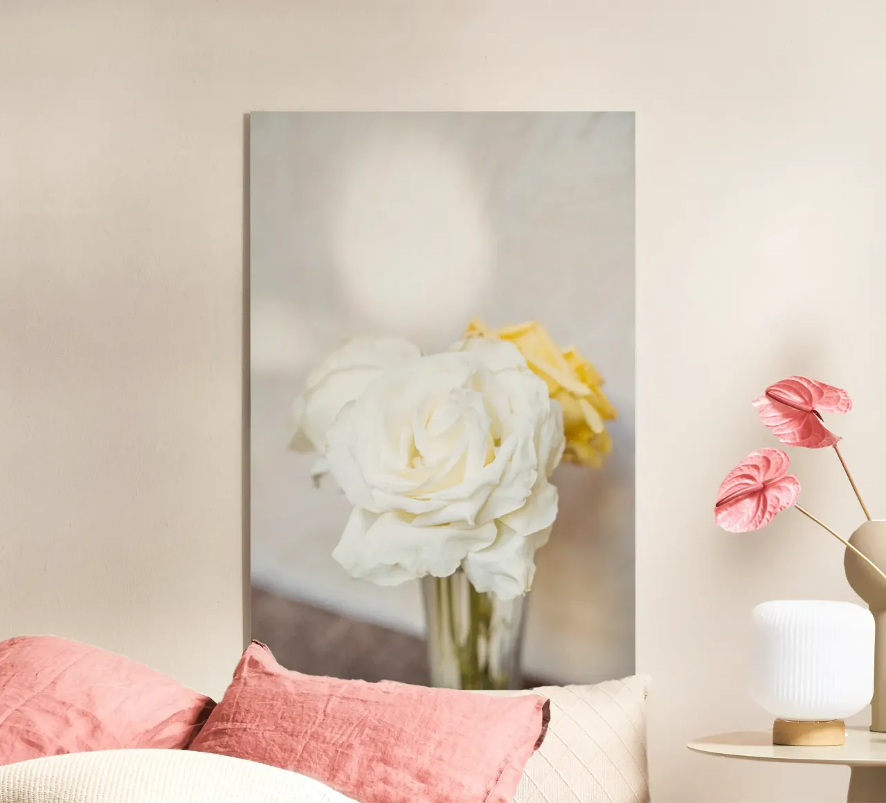 Rose bianche plexiglass da Henrike Schenk Photography