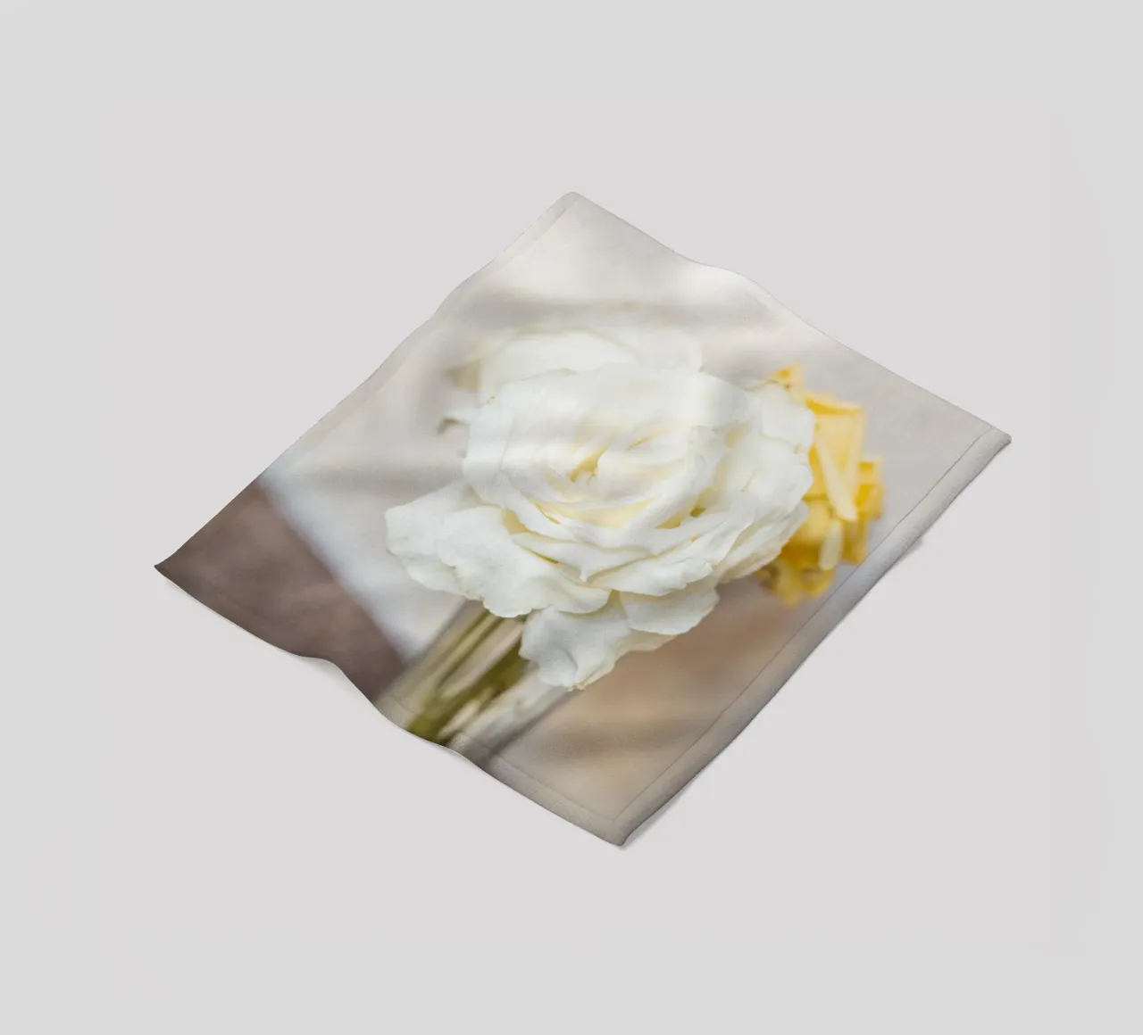 Rose bianche coperta in pile da Henrike Schenk Photography