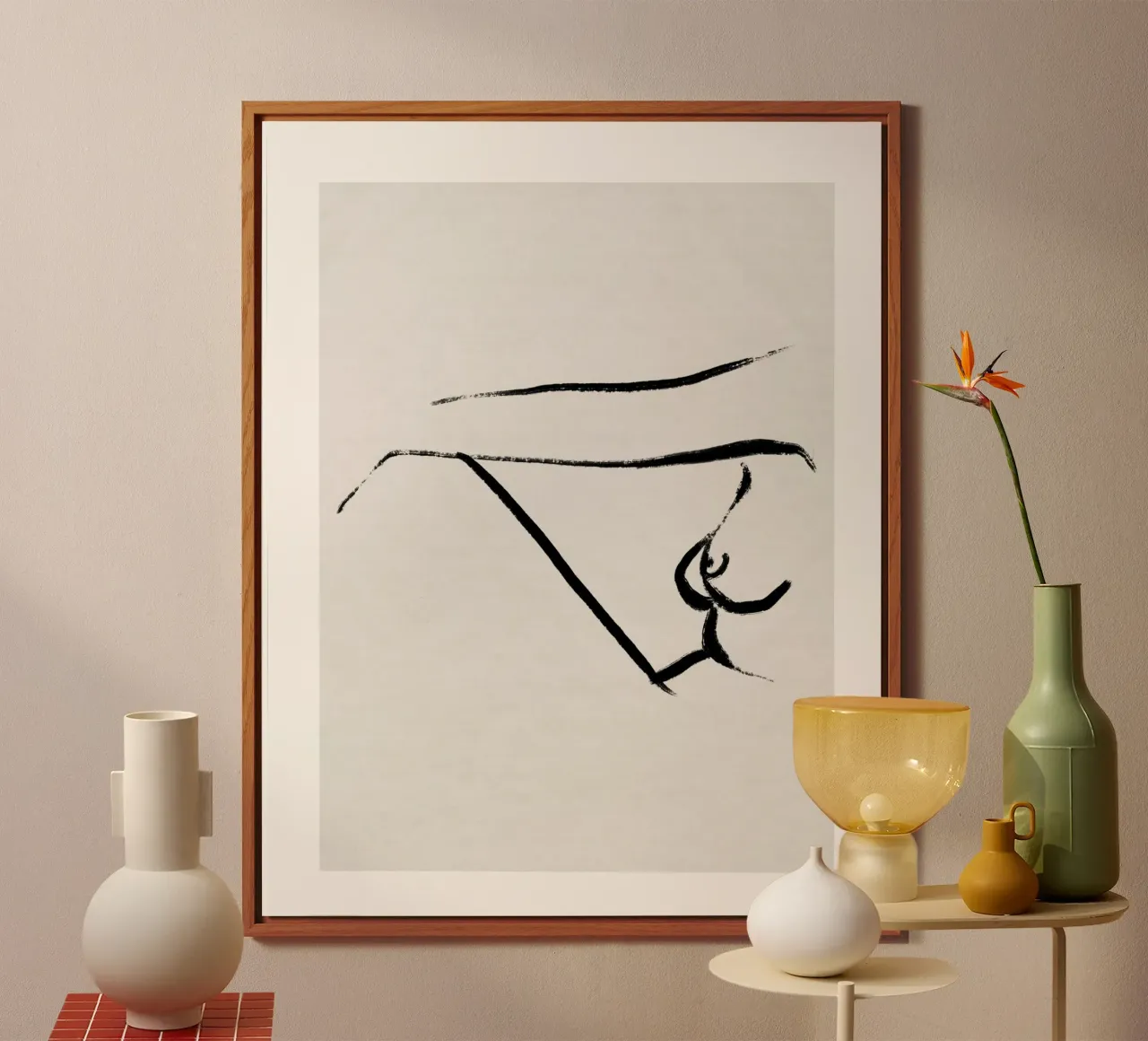 Lèger Et Simple No 67 alluminio dibond con Cornice Artbox da treechild