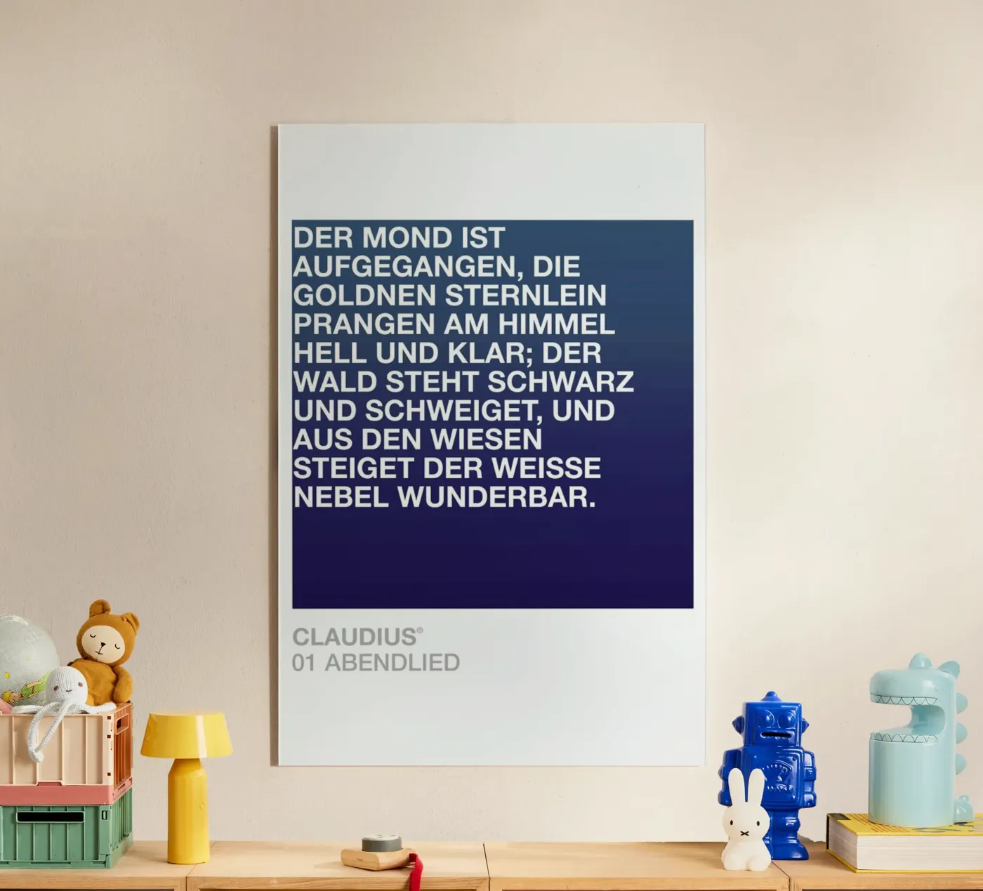 Abendlied 01 plexiglas de UN-TYPISCH