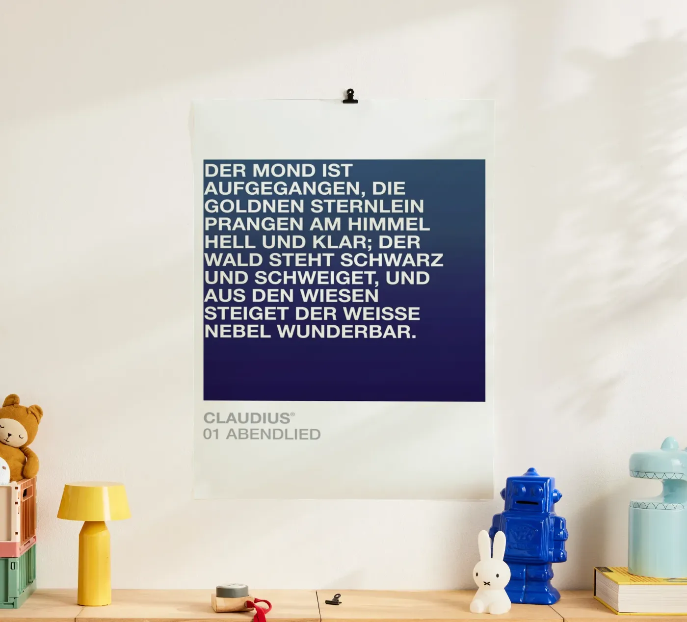Abendlied 01 poster da UN-TYPISCH