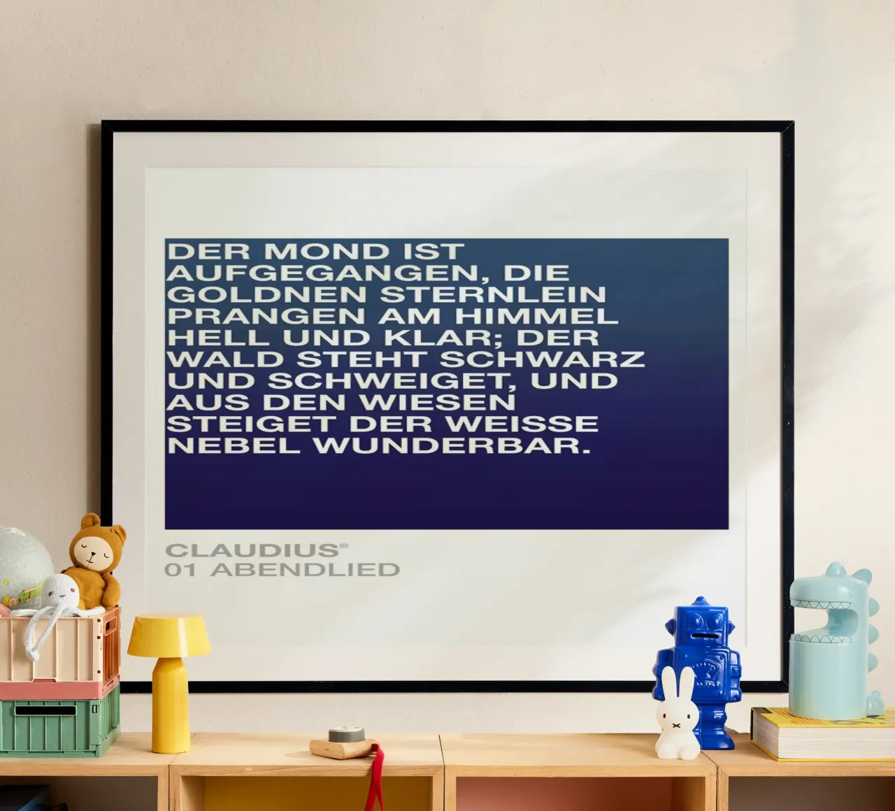 Abendlied 01 poster da UN-TYPISCH