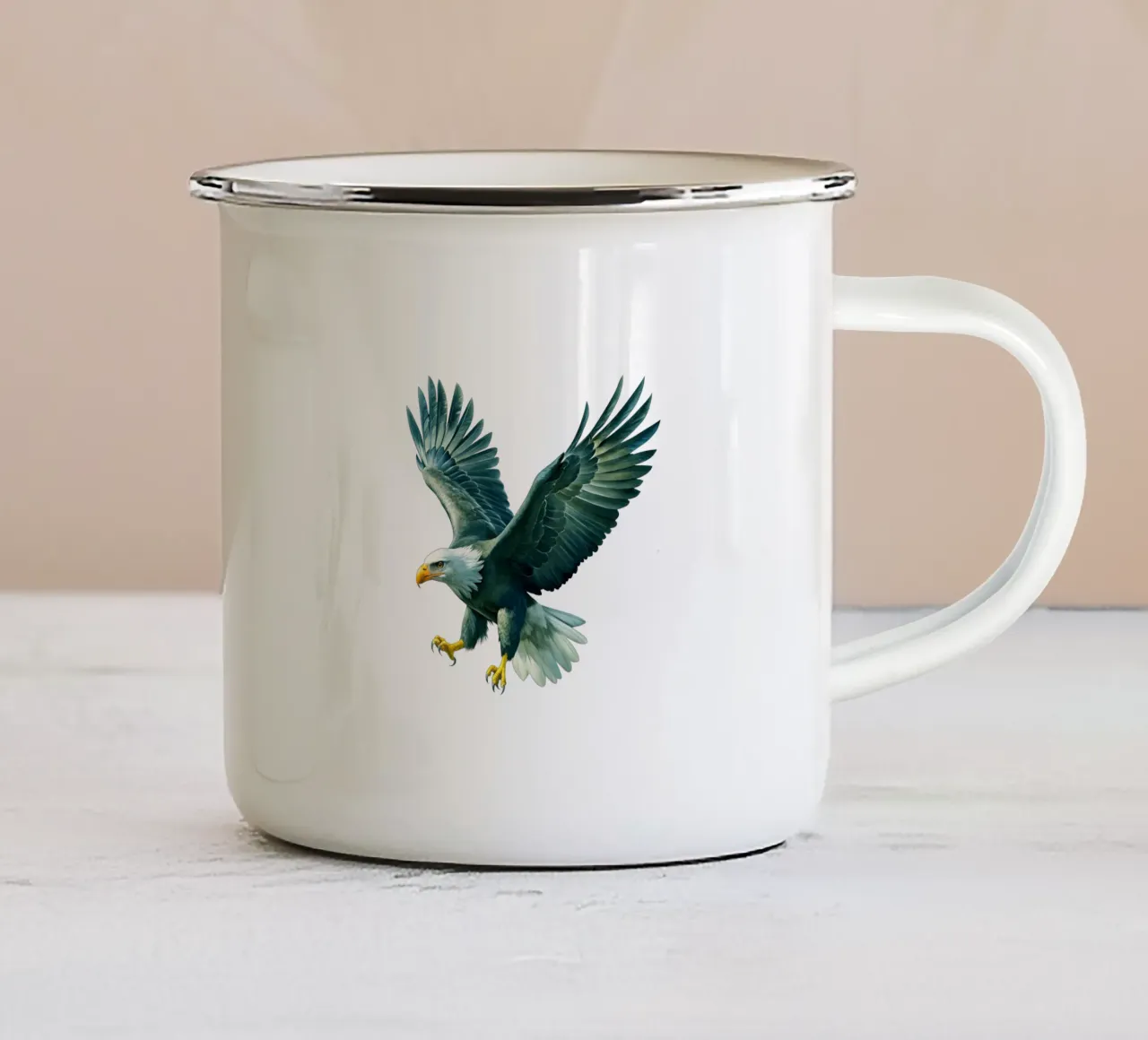 Aquila Calva Volare Trending Now tazza in smalto da Urban Life