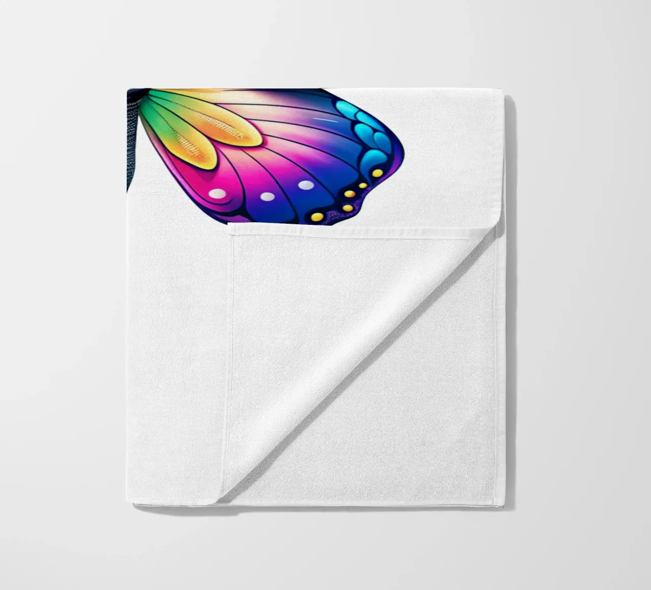 Colorful Butterfly Illustration Trending Now beach towel by Urban Life