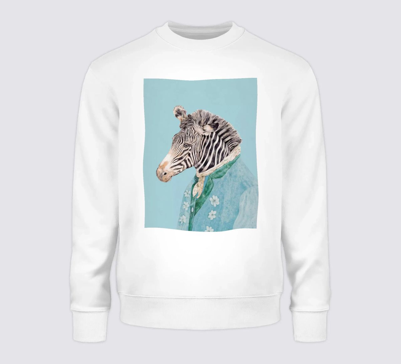Zebra blu reale felpa da Animal Crew