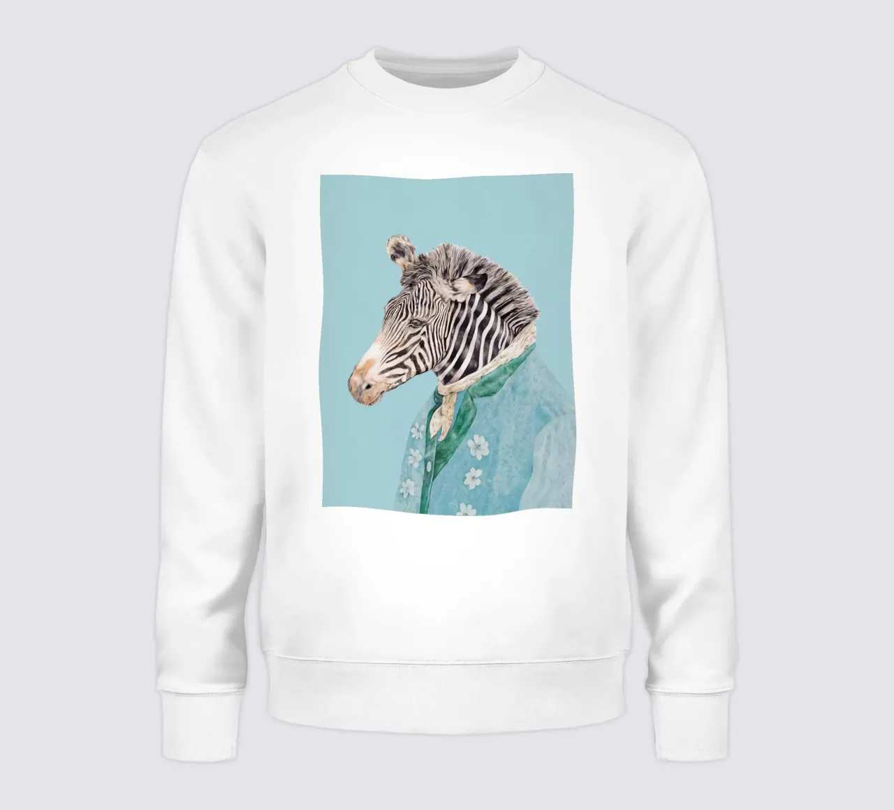Zebra blu reale felpa da Animal Crew