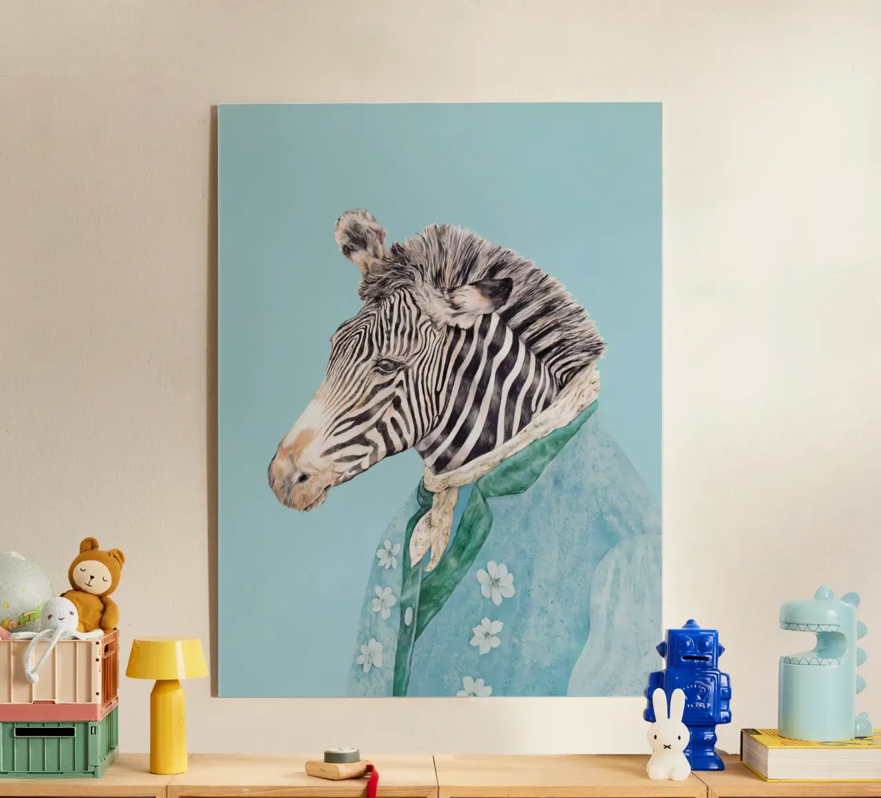 Zebra blu reale plexiglass da Animal Crew