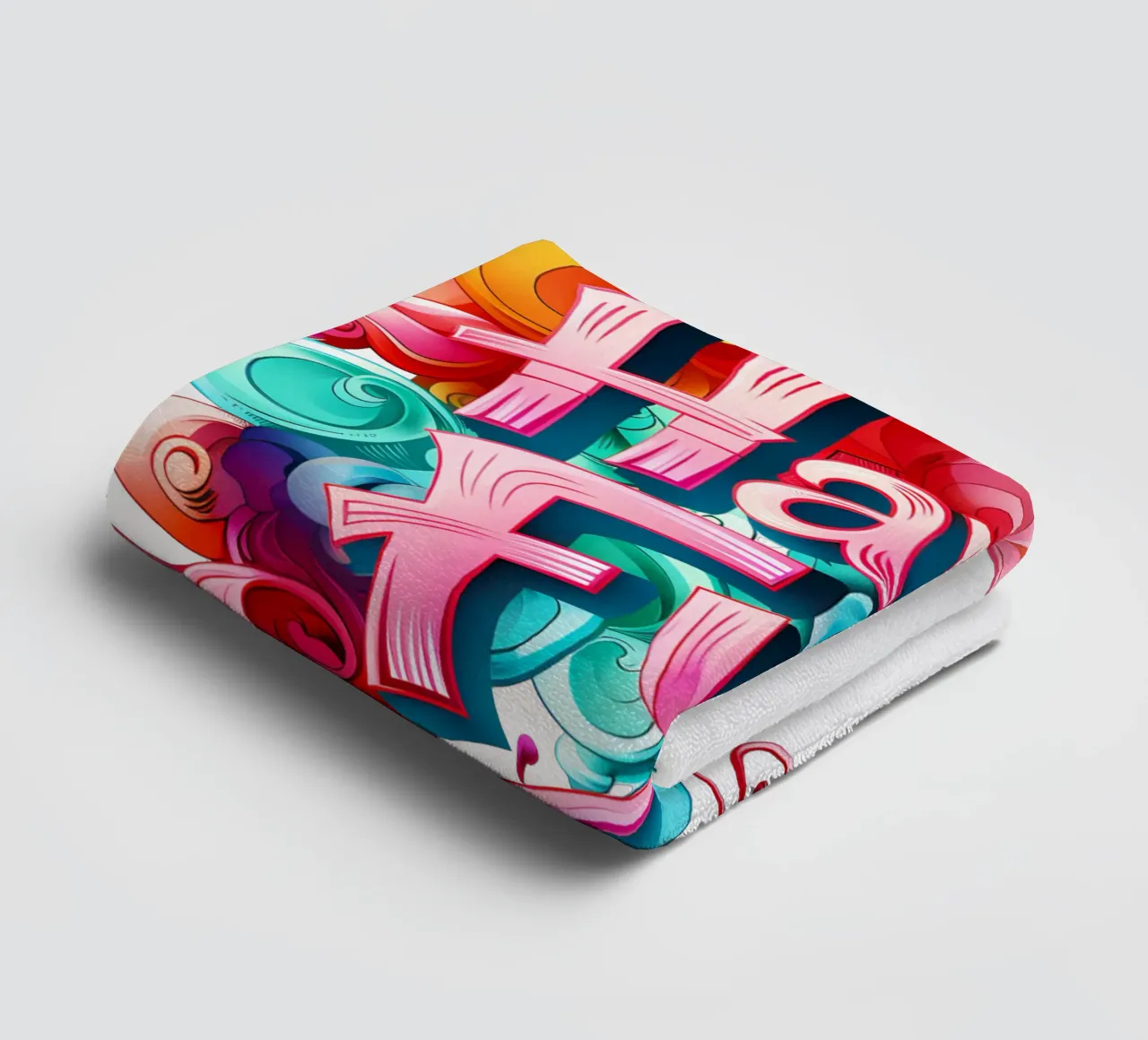 Divertiti con l'illustrazione Trending Now asciugamano da bagno da Urban Life