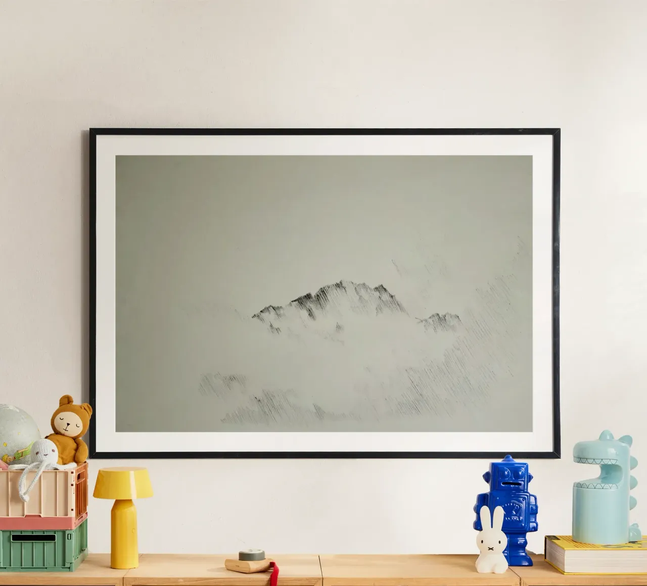 Ave Maria poster con telaio in alluminio da David Diehl