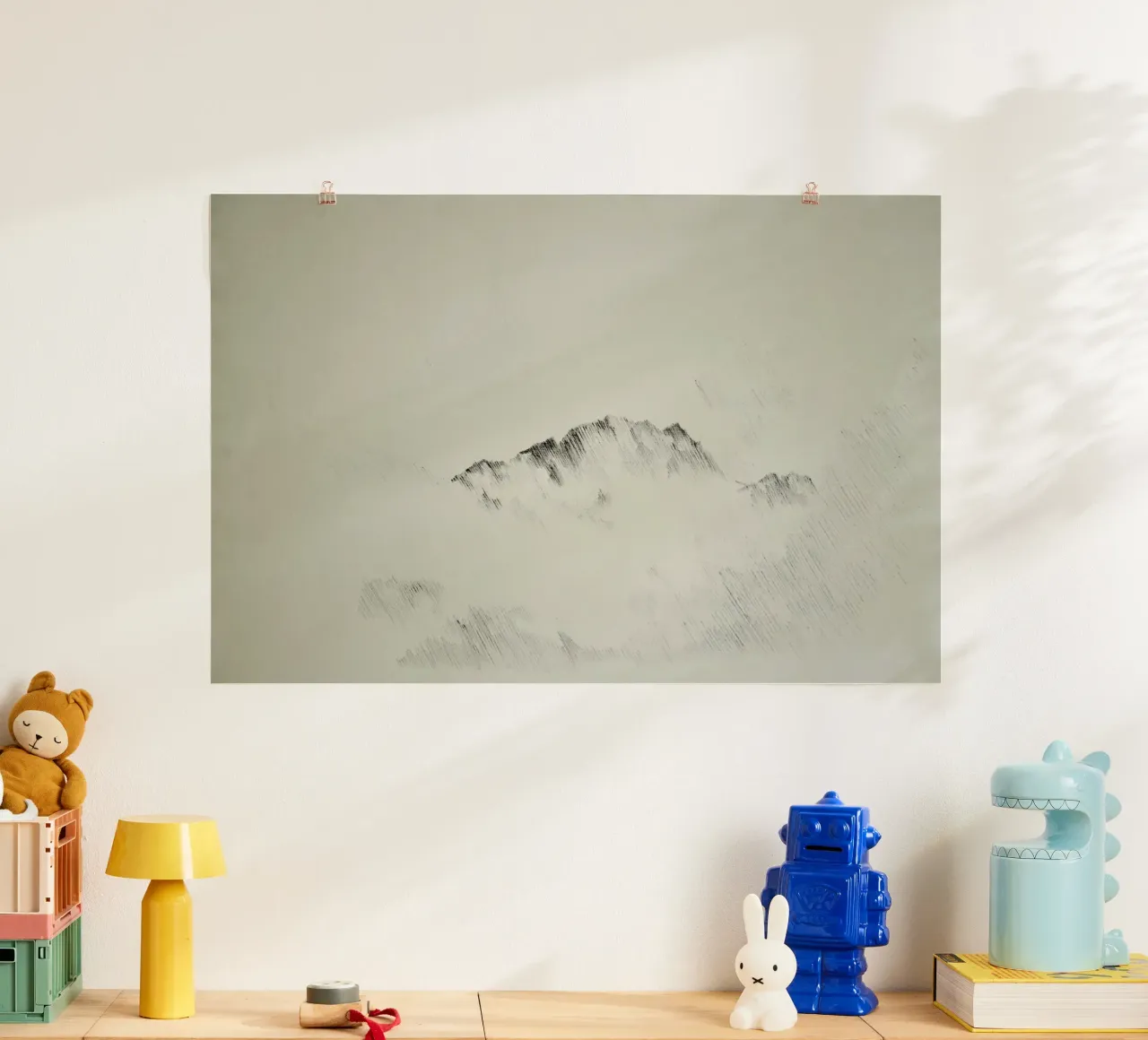 Ave Maria poster con telaio in alluminio da David Diehl