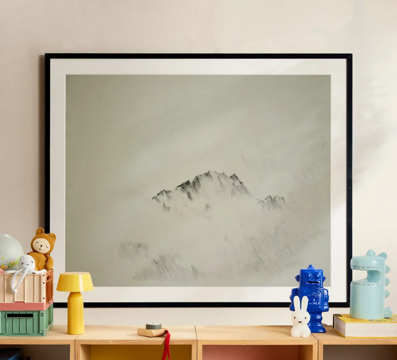 Ave Maria poster con telaio in alluminio da David Diehl