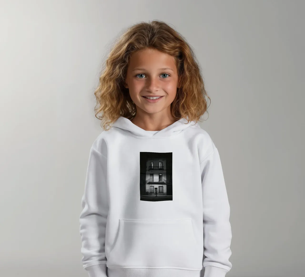 Mystery at night in Buenos Aires kids hoodie by By Night