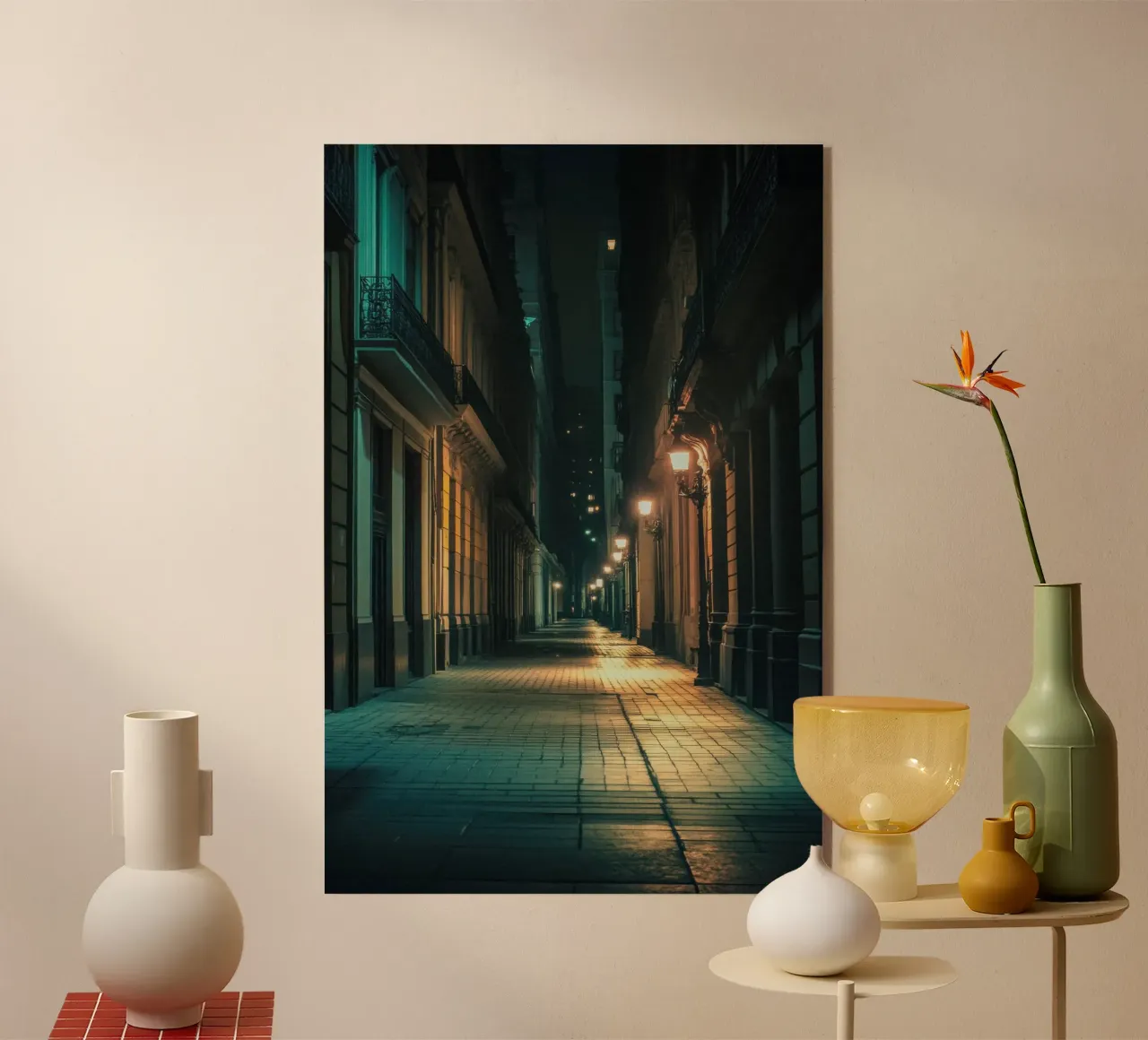 The enchanted streets of Buenos Aires acrylic glass by By Night