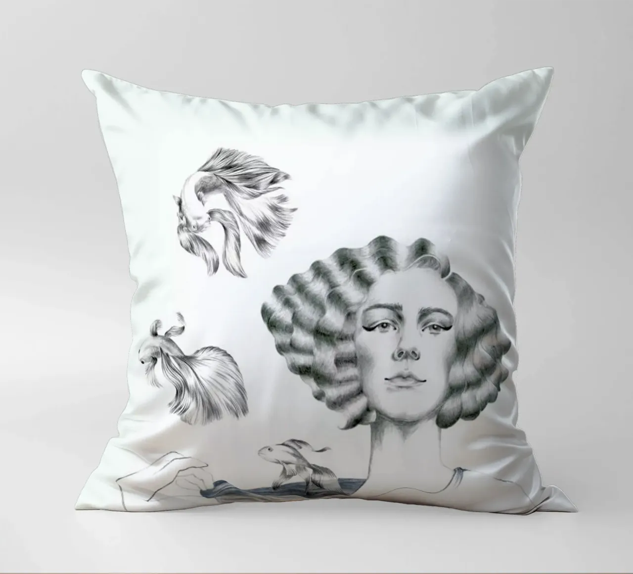 My Mermaid decorative cushion by youdesignme
