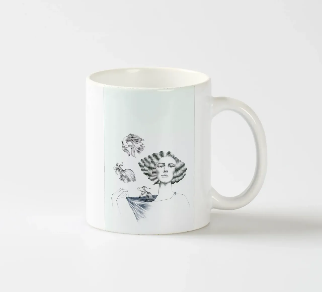 My Mermaid tazza in ceramica da youdesignme