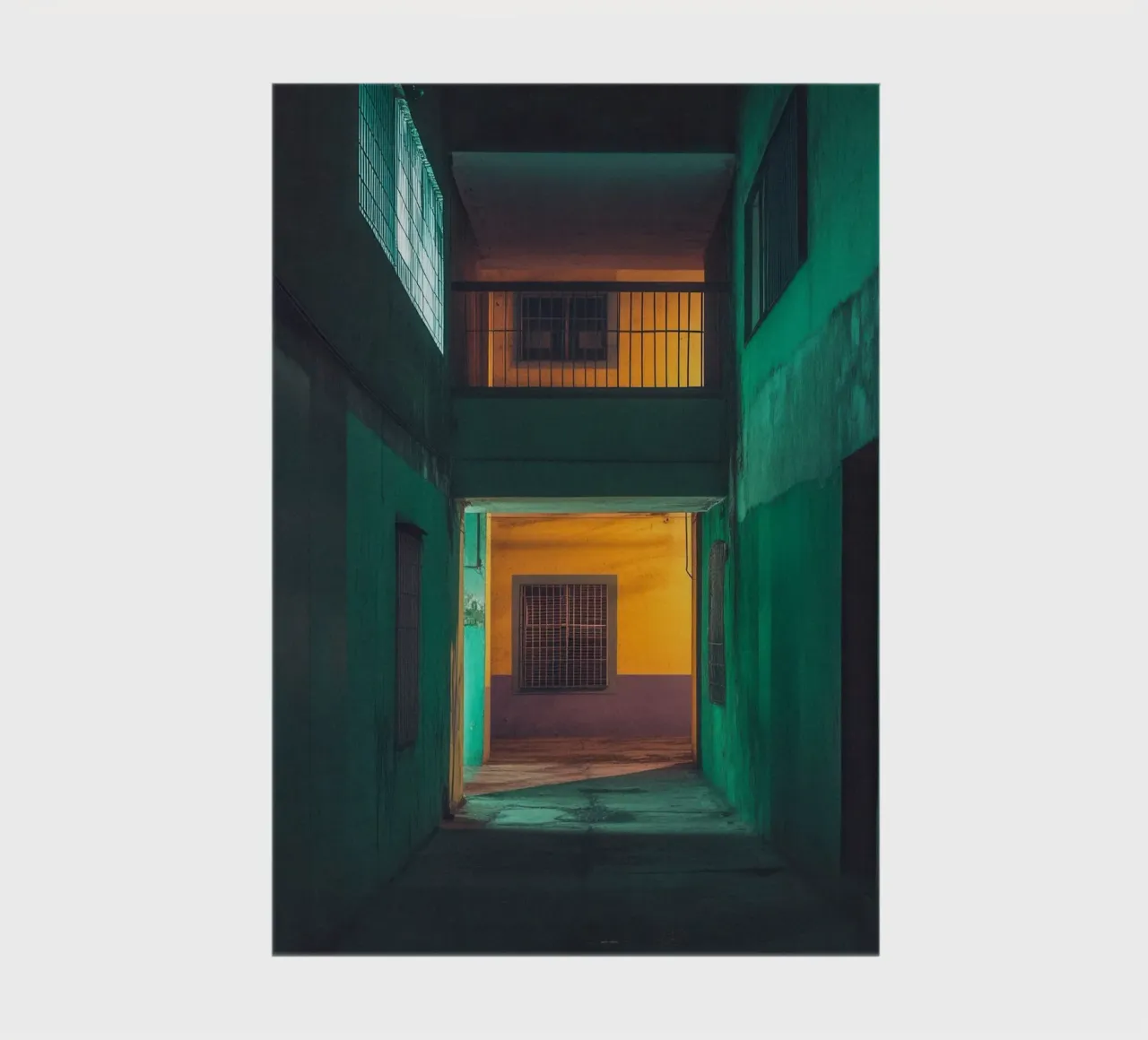 Havana's Illuminated Alley: A Nocturnal Invitation notebook by By Night