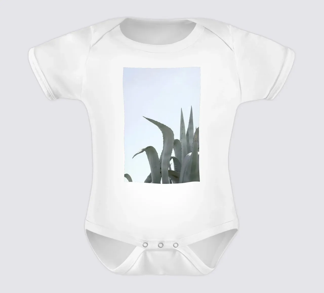 Charming Agave body neonato maniche corte da Shot By Clint