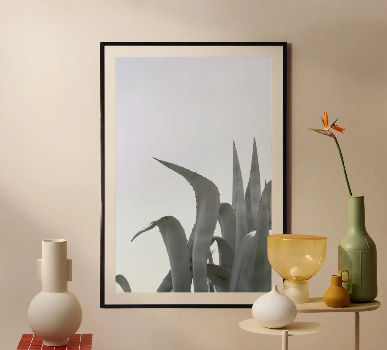 Charming Agave poster con telaio in plastica da Shot By Clint