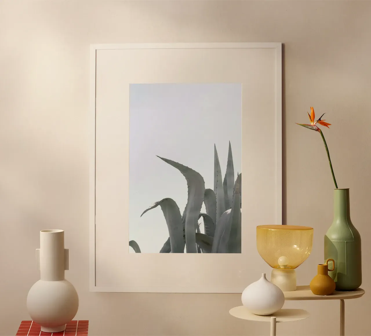 Charming Agave poster con telaio in plastica da Shot By Clint