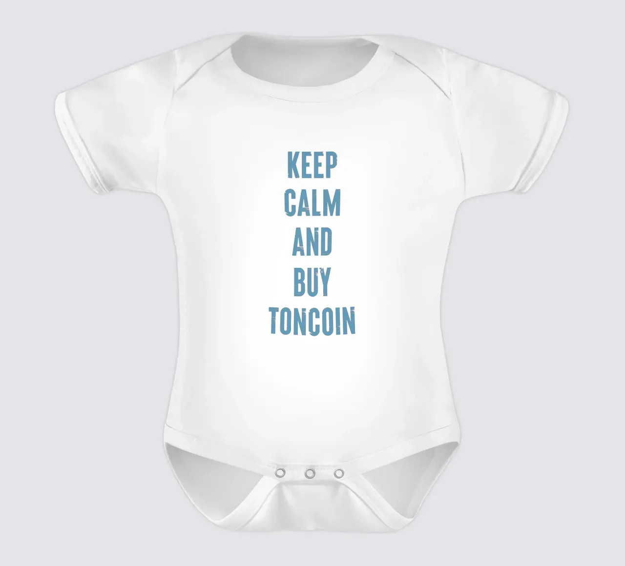 Mantenga la calma y compre Toncoin body de bebé de Vintagrafica