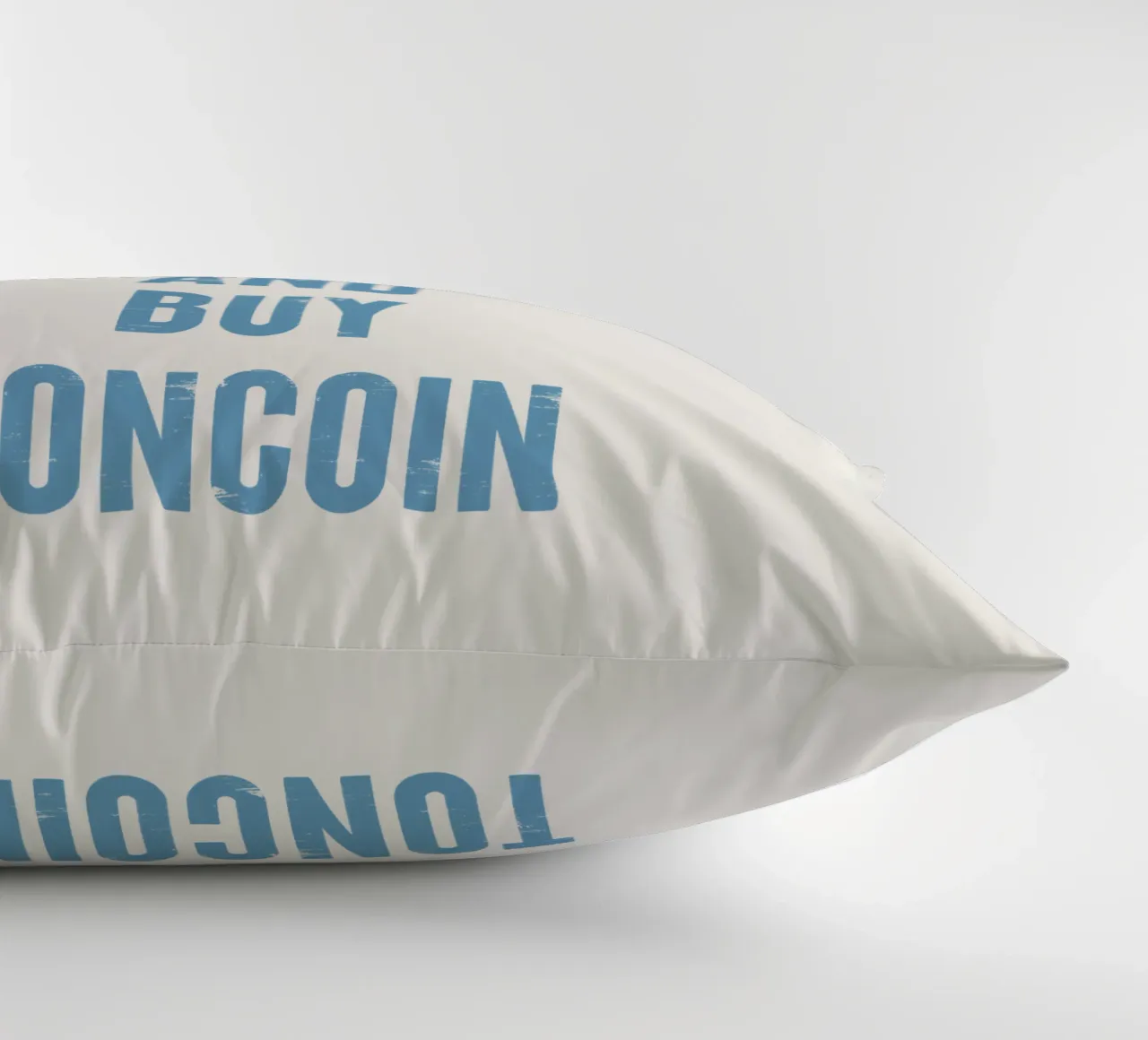 Mantenere la calma e acquistare Toncoin cuscino da Vintagrafica