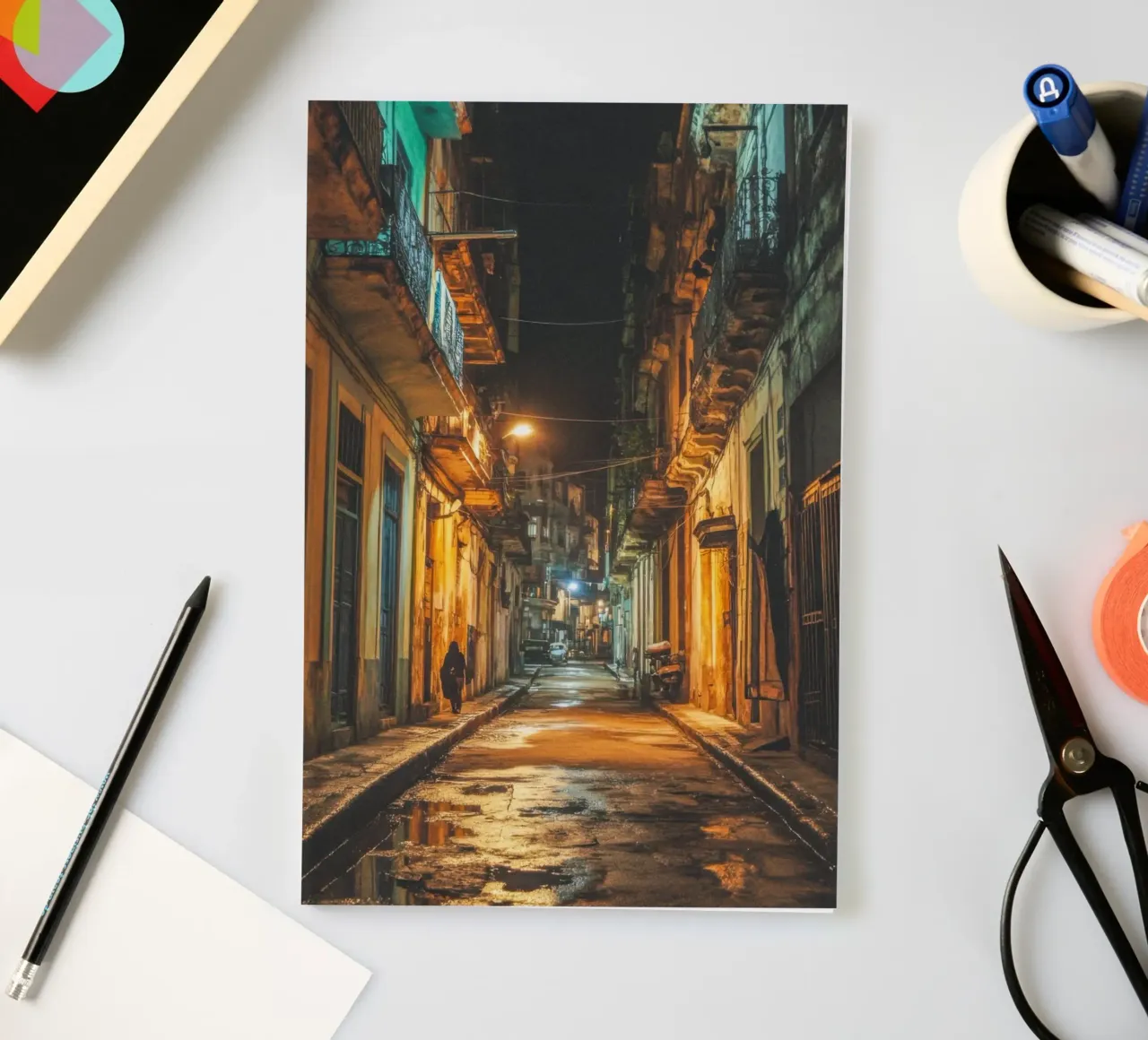 The Golden Shadows of Havana notebook by By Night