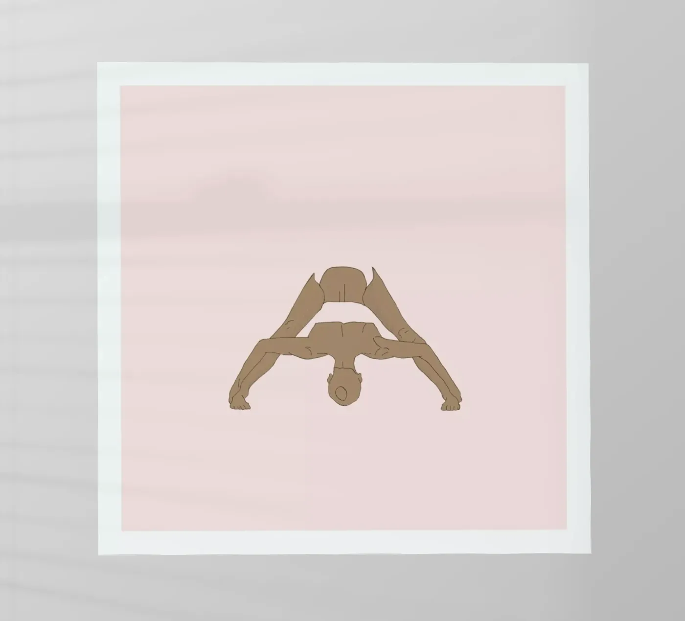 Yoga Practice 11 pellicola backlit da Sandra De Leon