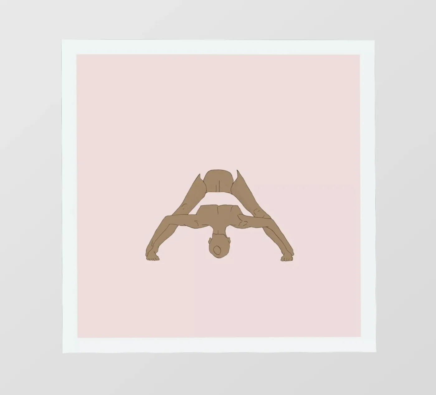 Yoga Practice 11 pellicola backlit da Sandra De Leon