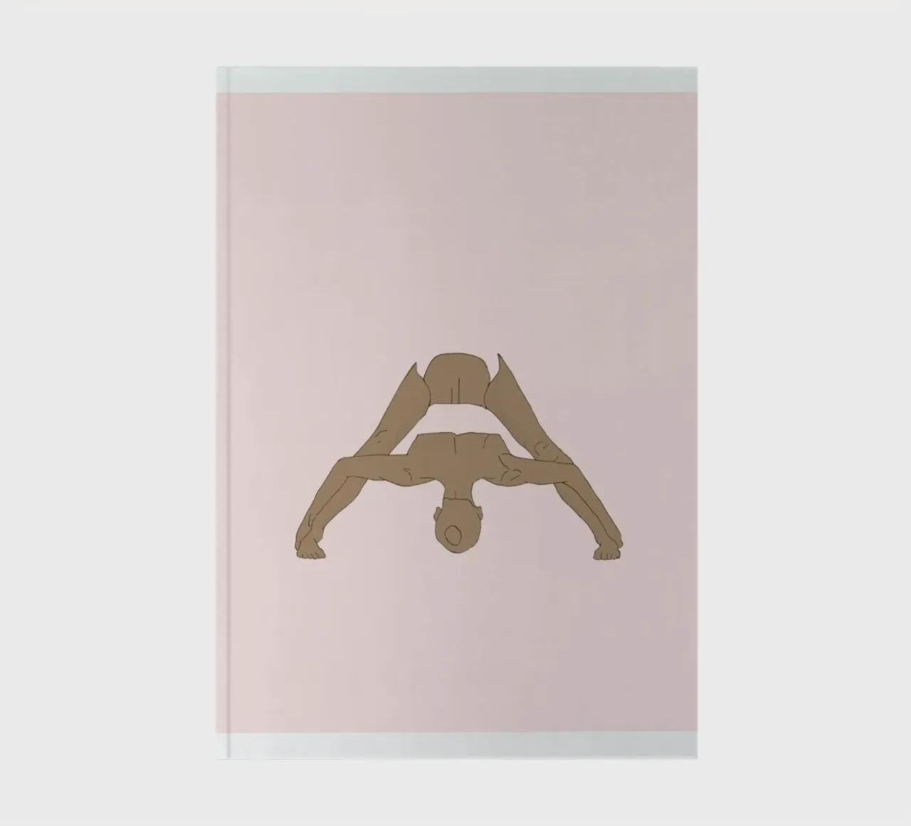 Yoga Practice 11 notebook by Sandra De Leon