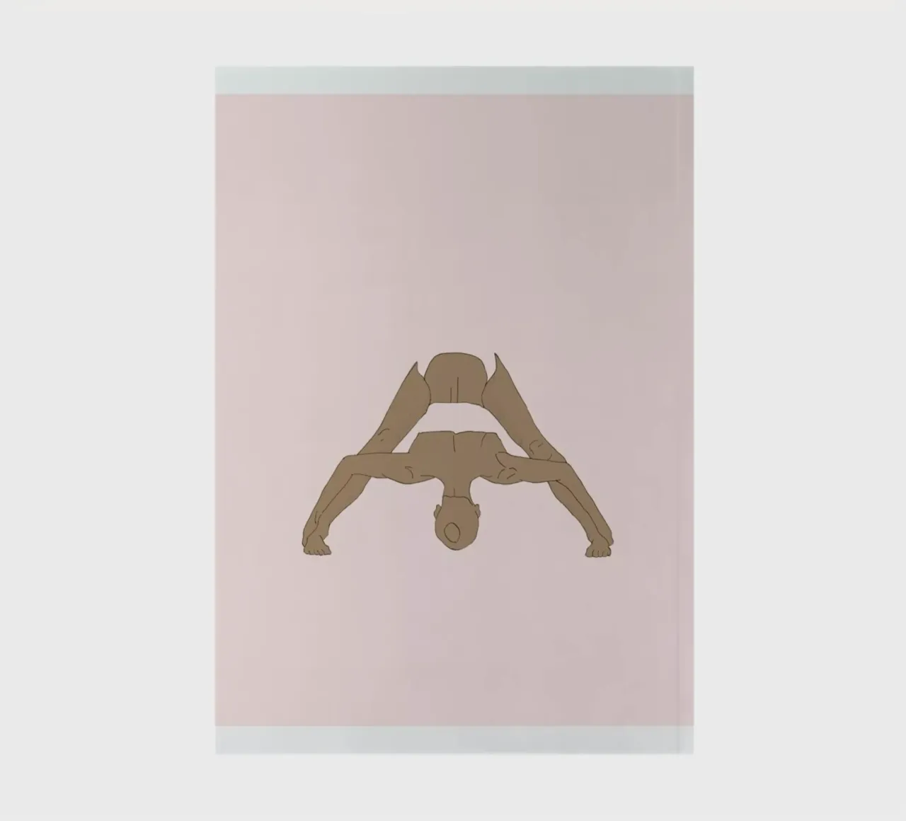 Yoga Practice 11 notebook by Sandra De Leon