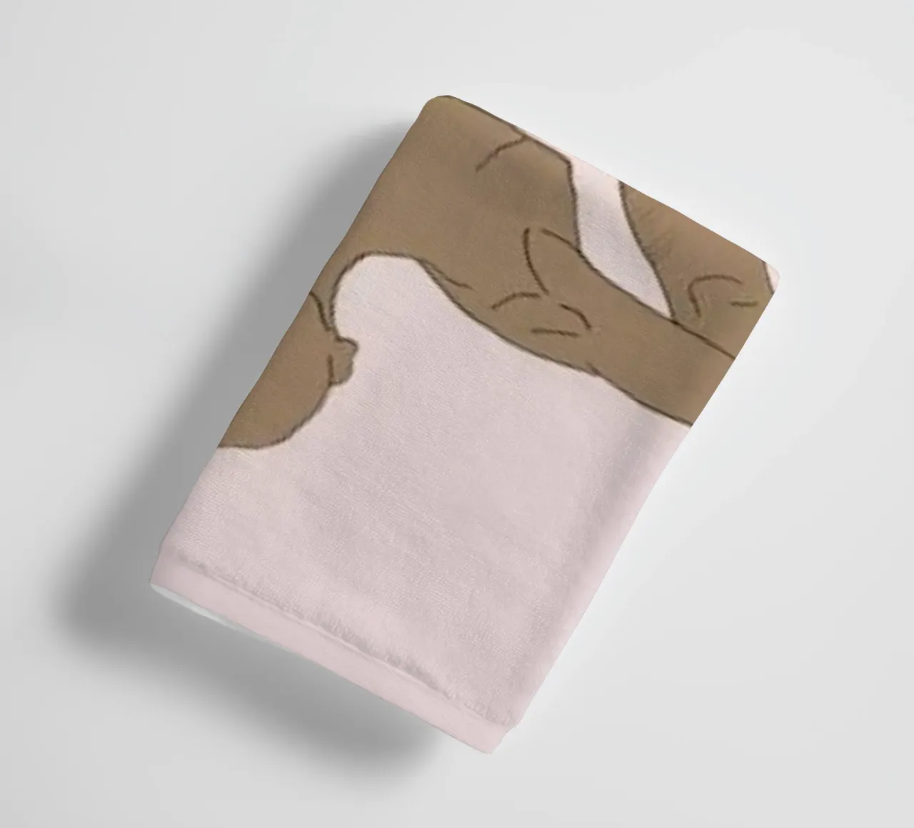 Yoga Practice 11 towel by Sandra De Leon