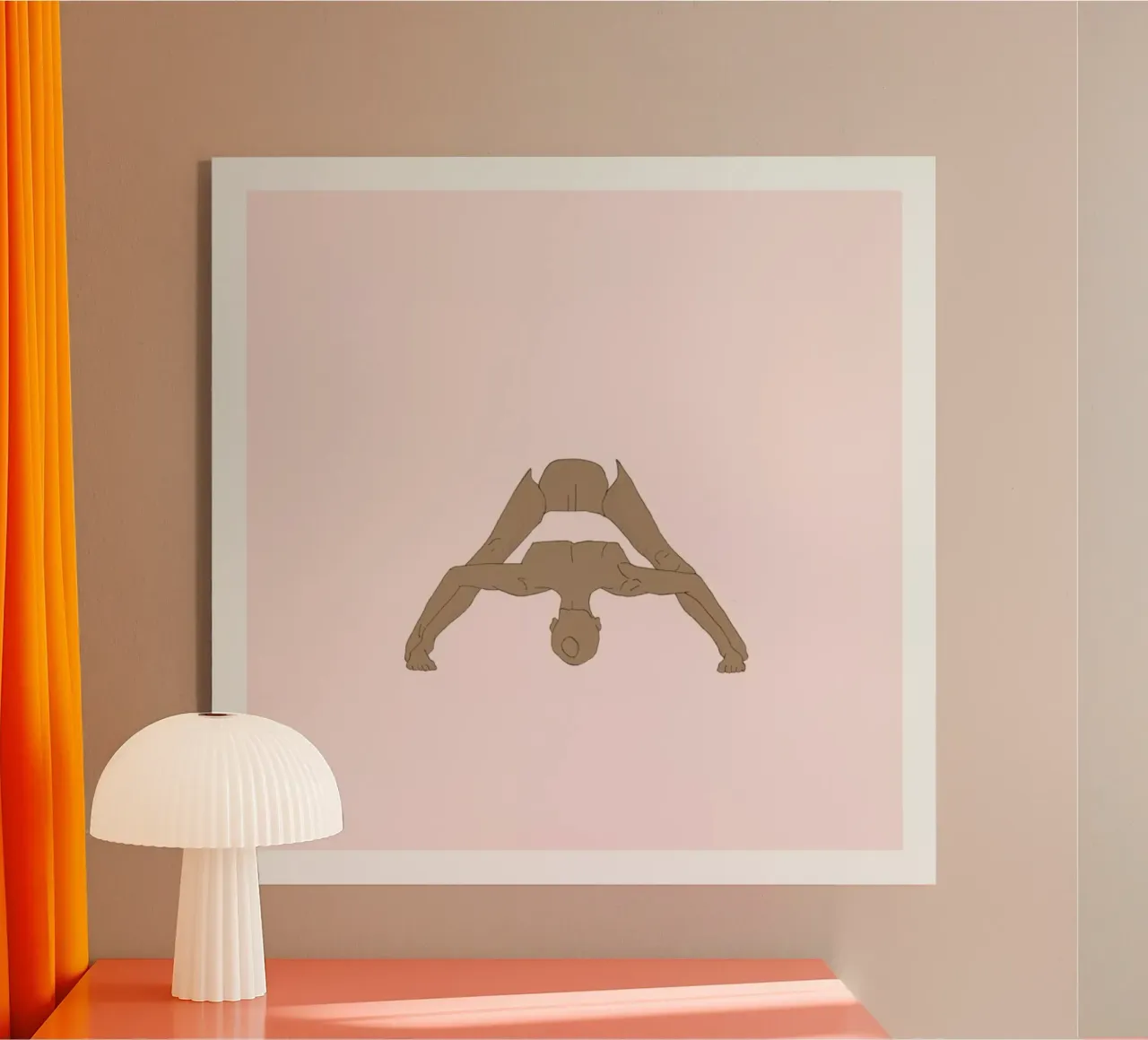 Yoga Practice 11 plexiglass da Sandra De Leon