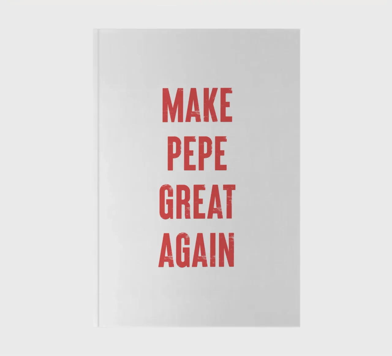 Make PEPE great again notebook by Vintagrafica