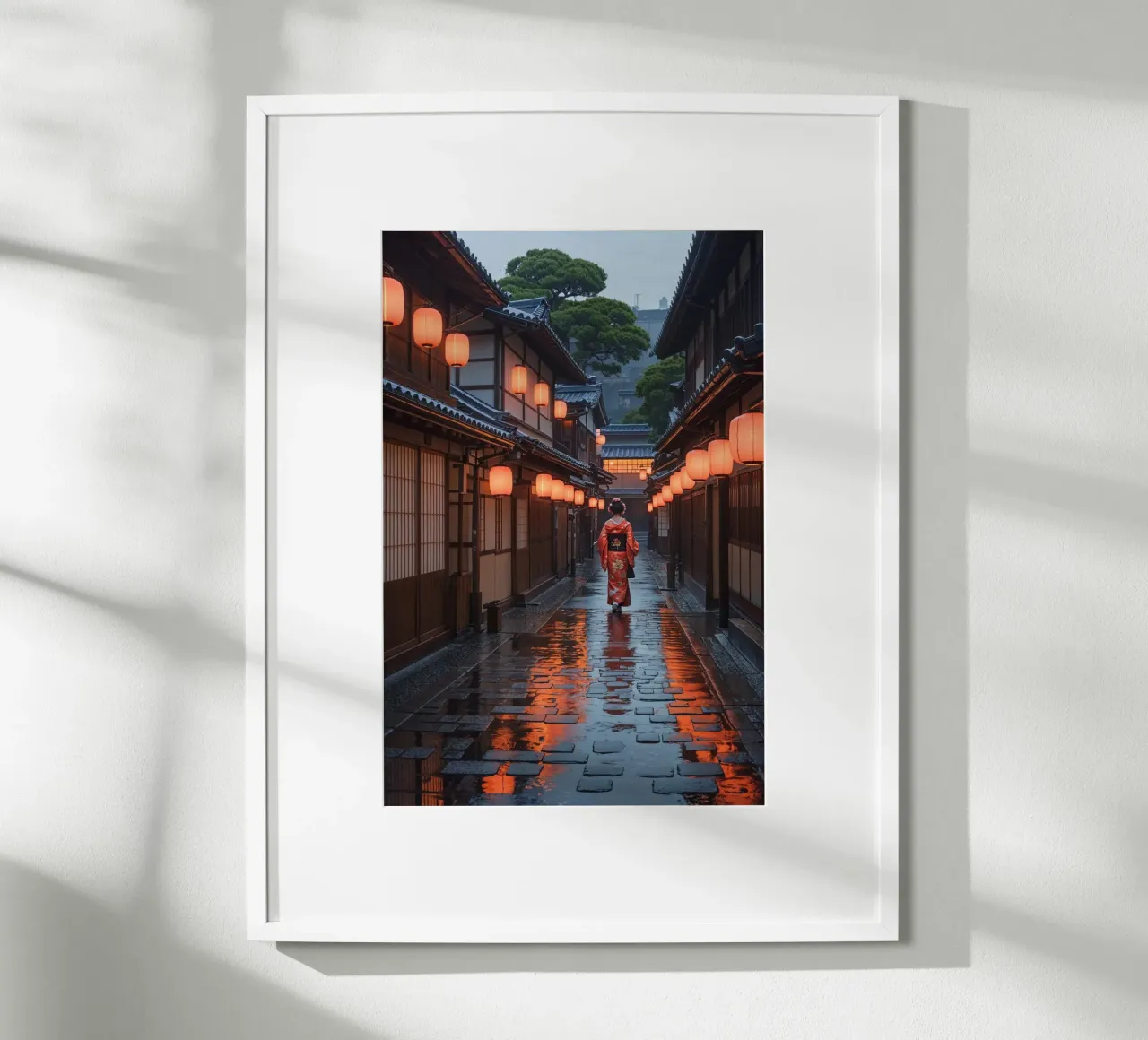 A Geisha’s Journey Through Gion poster da AlbertKlee