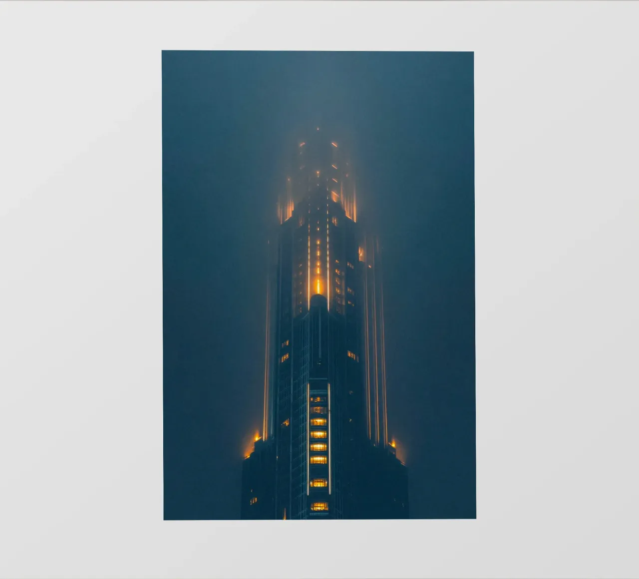 Dubai: The Mystic Tower in the Night photo wallpaper by By Night