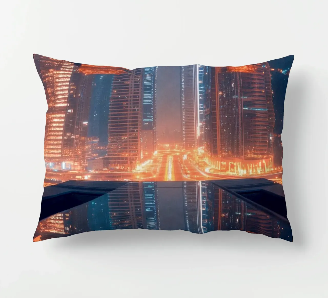 Dubai: riflessi di luce e vetro cuscino da By Night