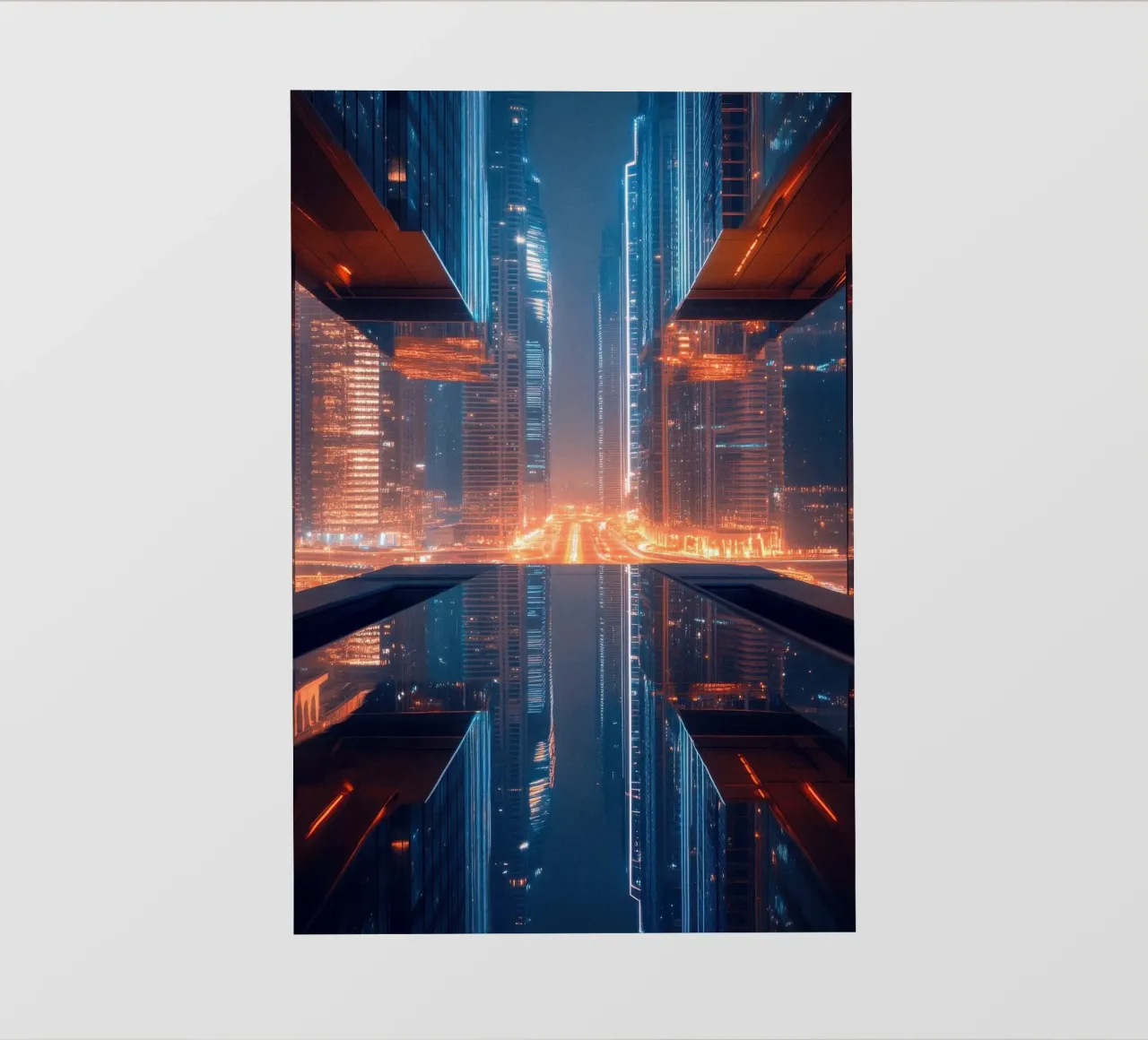 Dubai: riflessi di luce e vetro telo in pvc da By Night