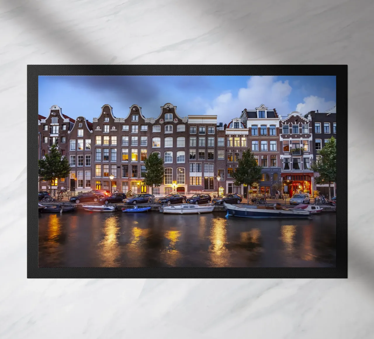 Gracht in Amsterdam zerbino da Reisefotografie - Bilder aus aller Welt