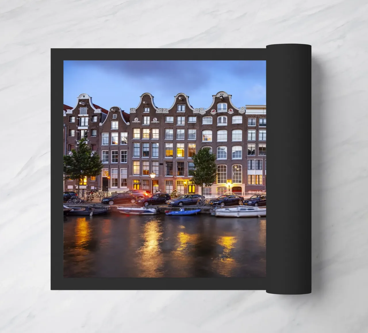 Gracht in Amsterdam zerbino da Reisefotografie - Bilder aus aller Welt