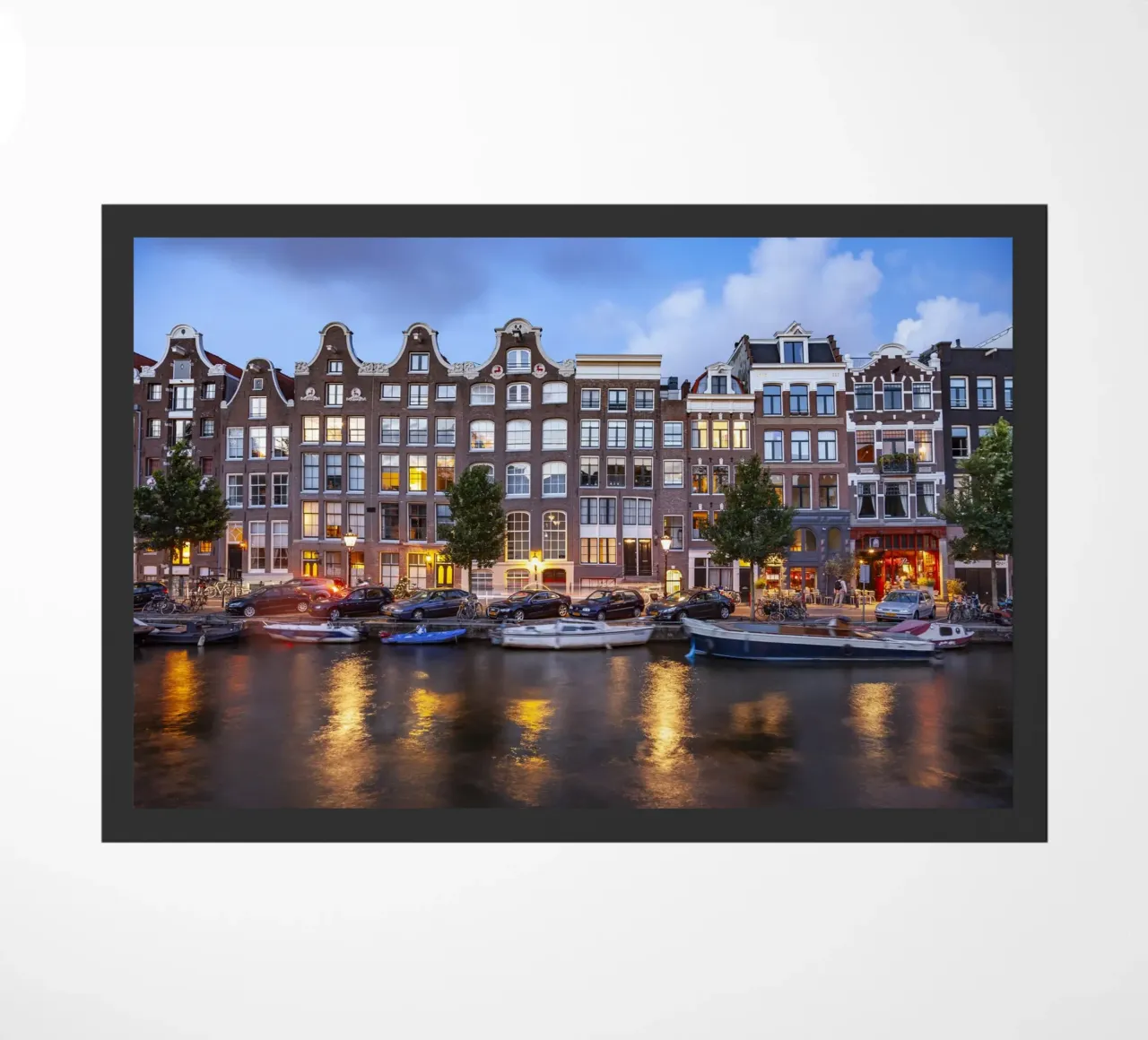 Gracht in Amsterdam zerbino da Reisefotografie - Bilder aus aller Welt