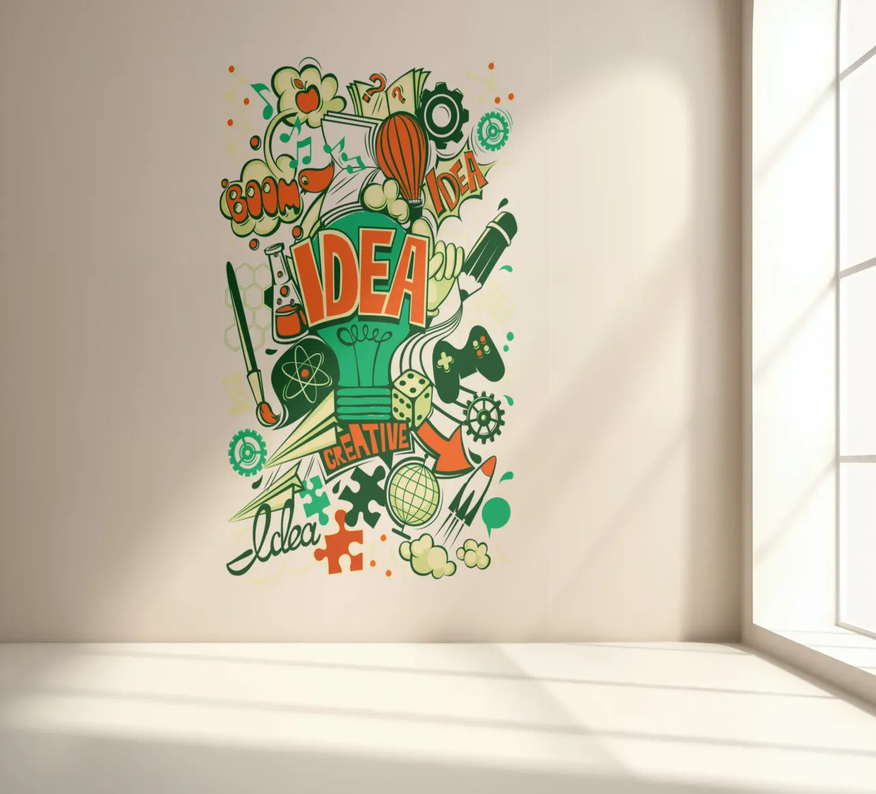 Idee Illustrazione di tendenza carta da parati fotografica da Urban Life