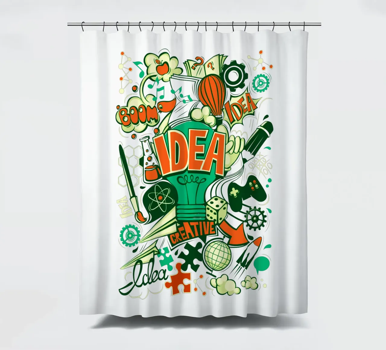 Idee Illustrazione di tendenza tenda da doccia da Urban Life