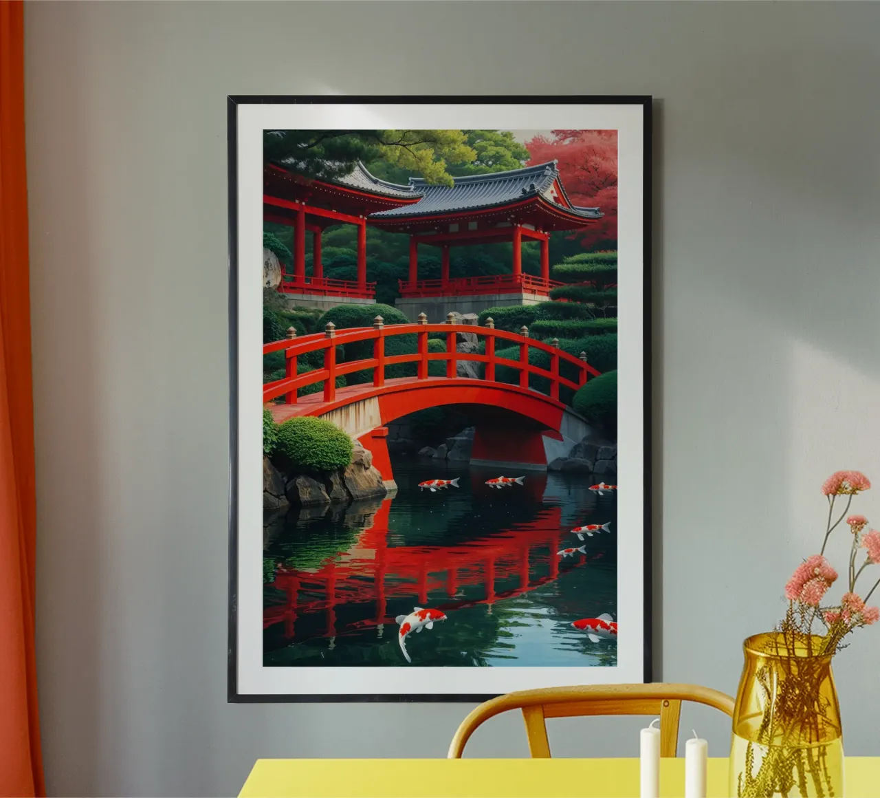 Heian Shrine’s Sacred Pathway Across the Water carta hahnemühle da AlbertKlee