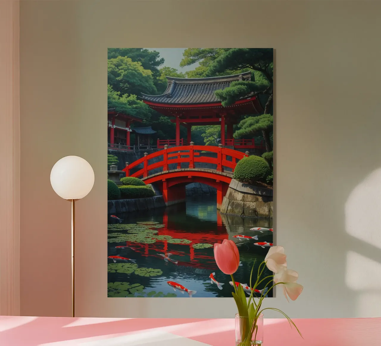 Kyoto’s Heian Shrine: A Vision of Reflection and Color plexiglass da AlbertKlee