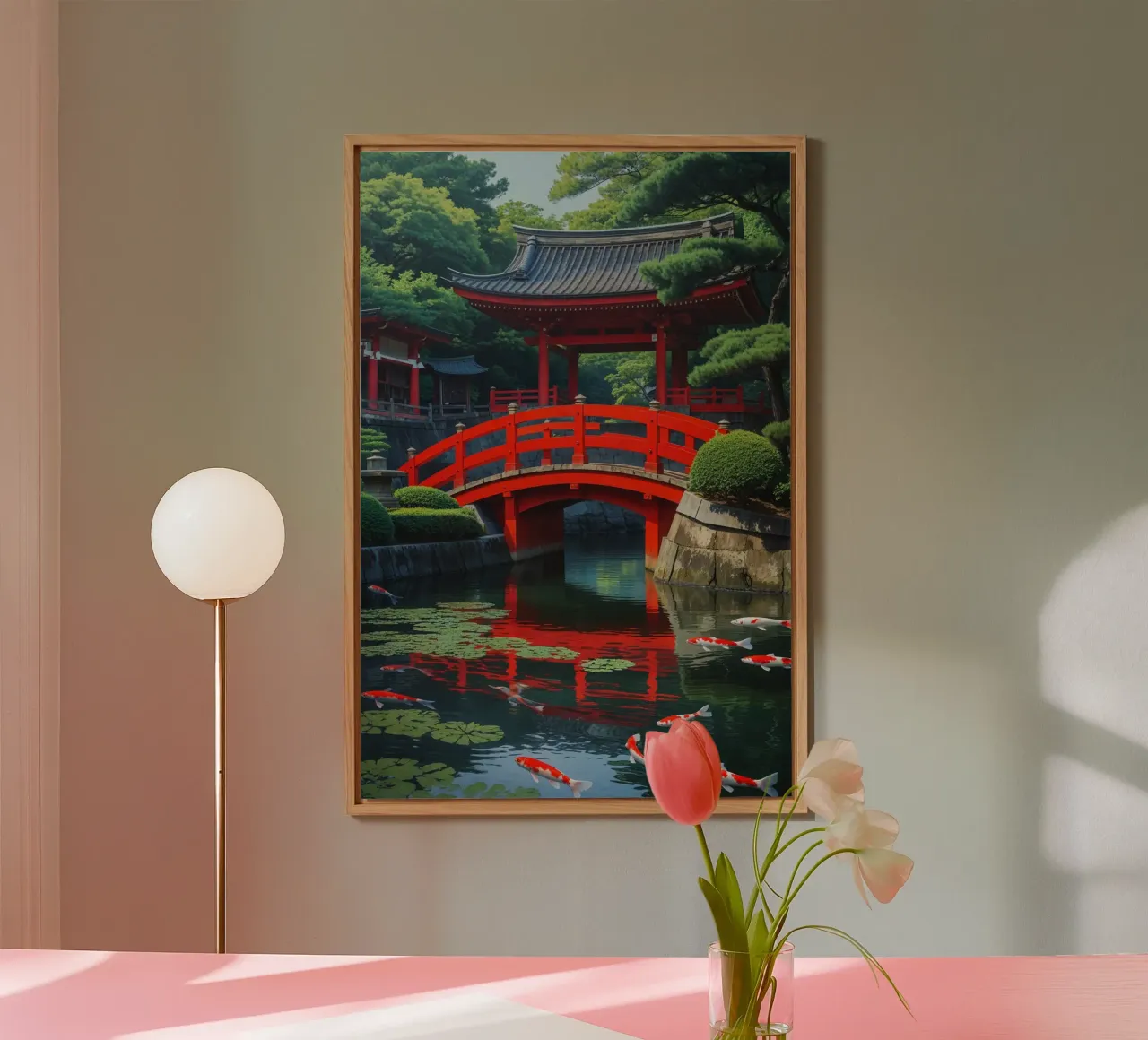 Kyoto’s Heian Shrine: A Vision of Reflection and Color alluminio dibond da AlbertKlee