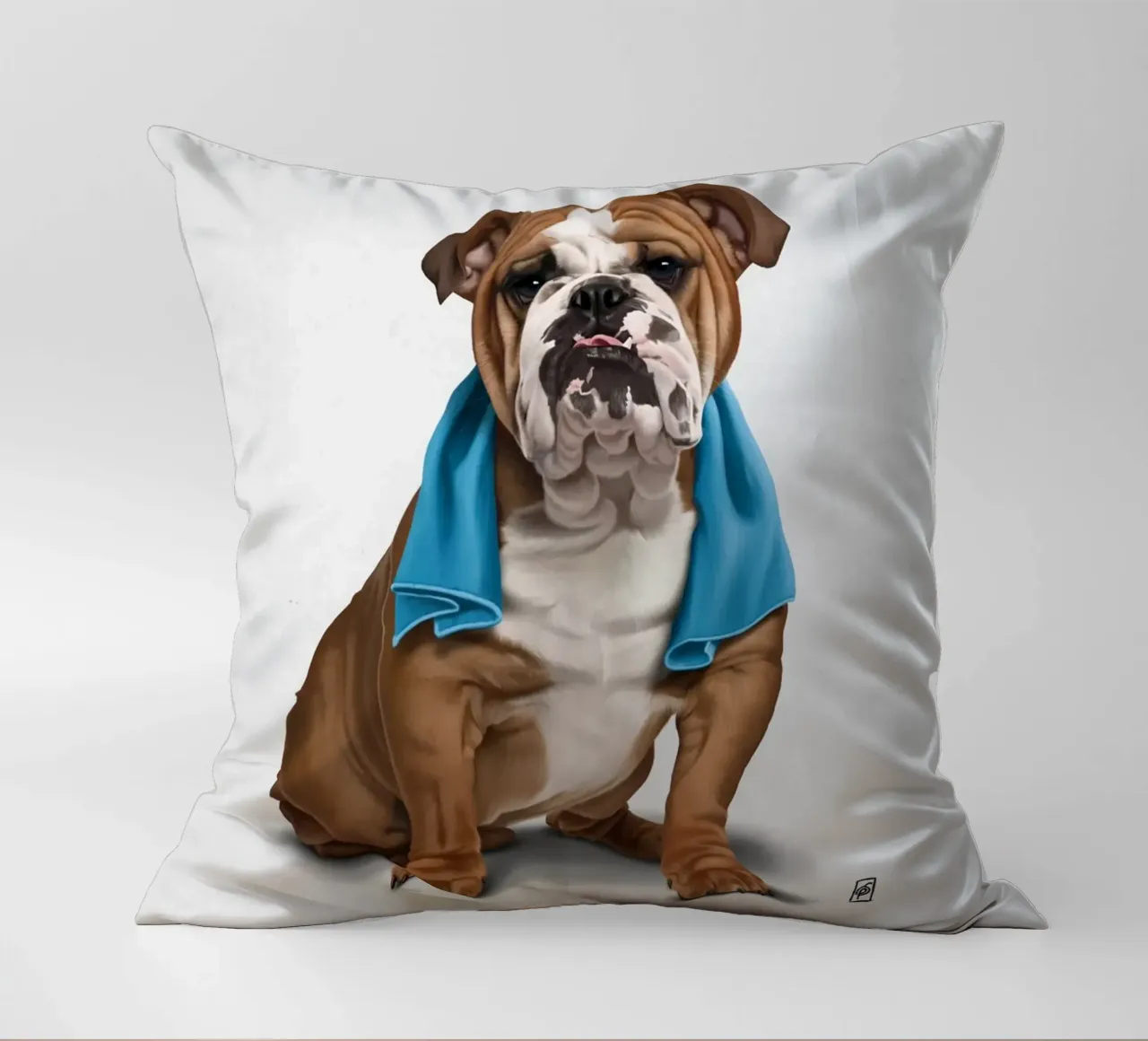 Bull (Wordless) cuscino da Rob Art | Illustration