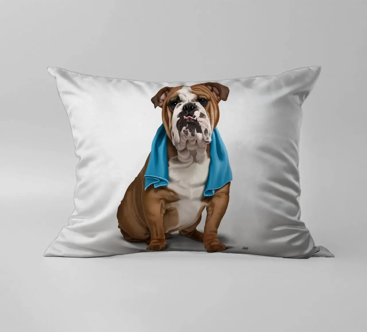 Bull (Wordless) cuscino da Rob Art | Illustration